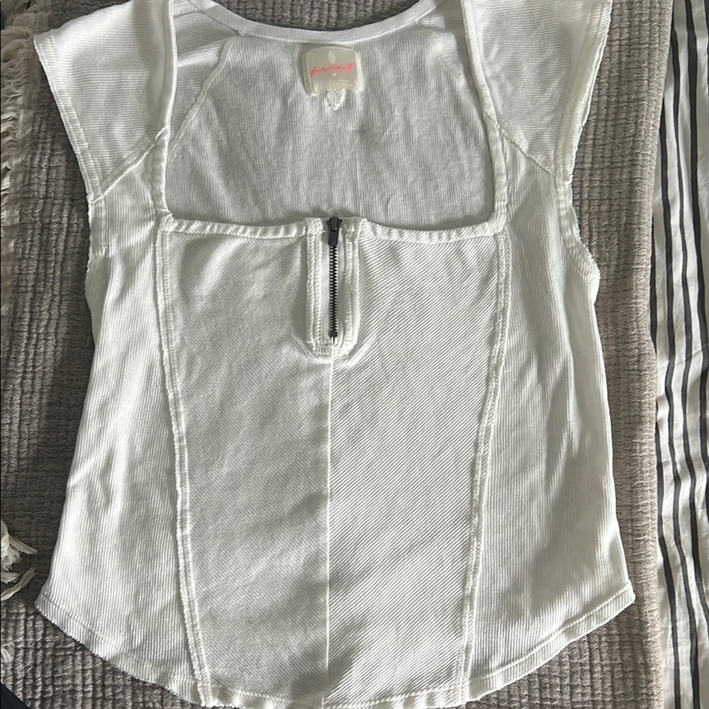FP Movement by Free People White Crop Top